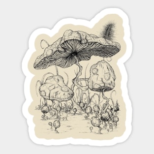 Mario Mushroom Typologies Sticker